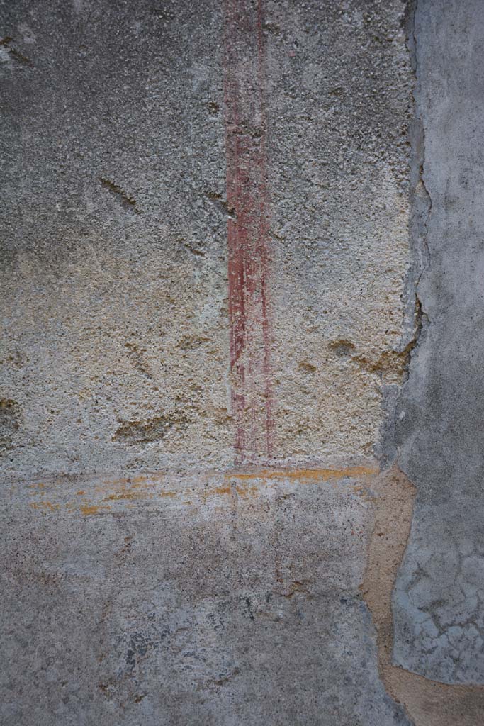 IX.5.6 Pompeii. May 2017. Room o, detail of painted decoration from east wall.  
Foto Christian Beck, ERC Grant 681269 DCOR.
