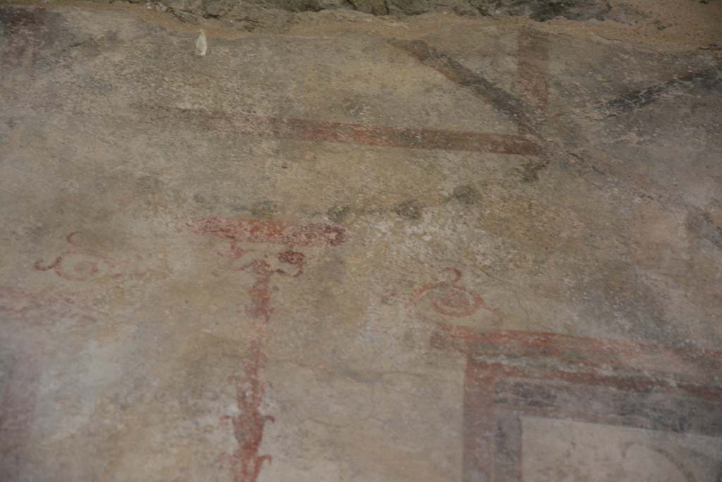 IX.5.6 Pompeii. May 2017. Room k, detail of upper painted candelabra from upper east wall.
Foto Christian Beck, ERC Grant 681269 DCOR.
