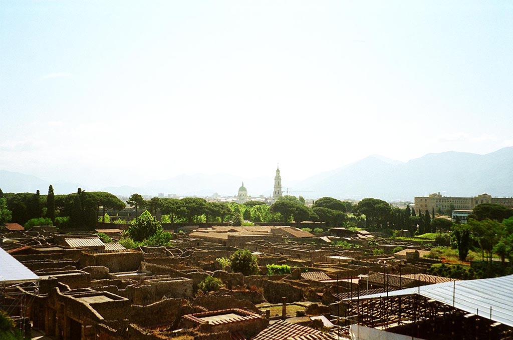 Looking south-east. May 2010. View from the Casina dell’Aquila. Photo courtesy of Rick Bauer.